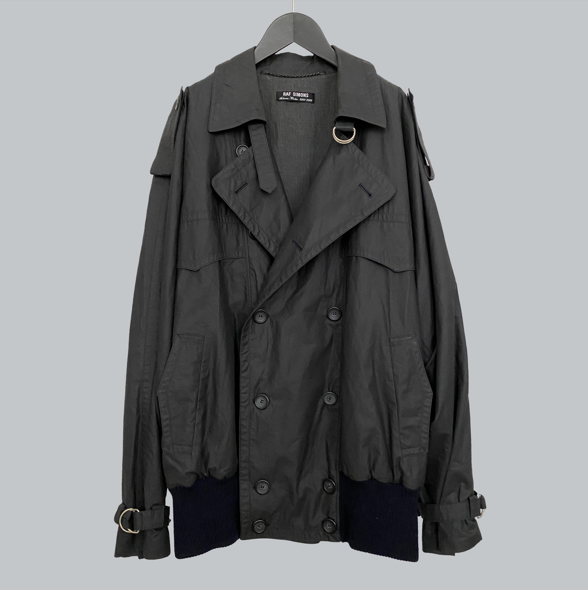 ジャケット・アウター RAF SIMONS/REVERSED TRENCH COAT Trenchcoat Raf Simons Black size M International in