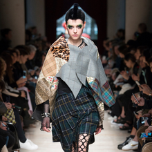 Load image into Gallery viewer, AW17 Junya Watanabe Patchwork Cape
