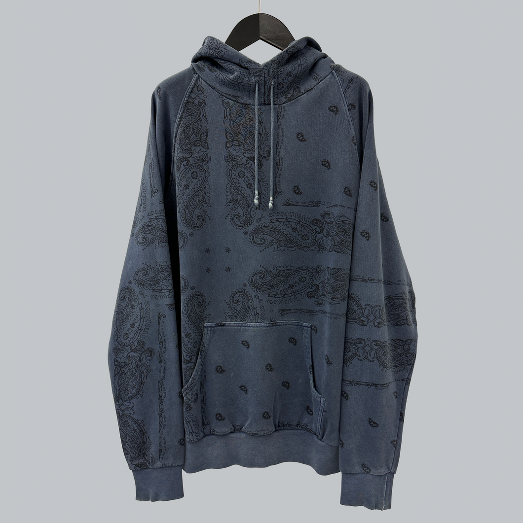 Raf Simons AW 2004-05 “Waves” Paisley Hoodie