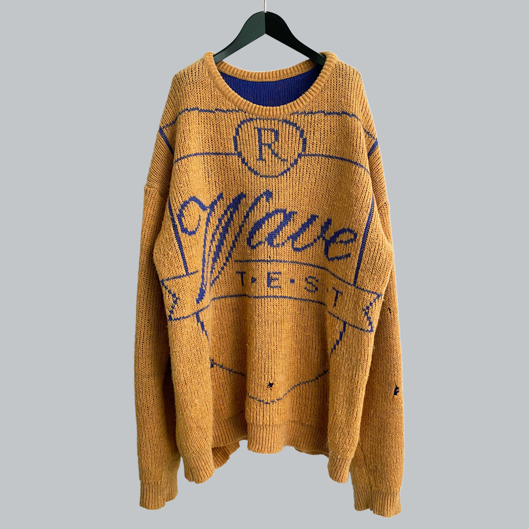 Raf Simons AW 2004-05 “Wave” Oversize Jumper