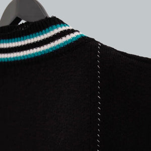 Raf Simons AW 2016-17 Oversized Destroyed Varsity Sleeveless Sweater
