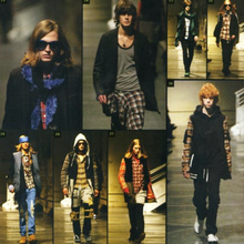 Load image into Gallery viewer, Takahiro Miyashita NUMBER (N)INE Black Hybrid Cargo Pants AW2005
