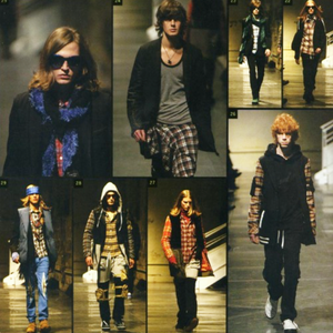 Takahiro Miyashita NUMBER (N)INE Black Hybrid Cargo Pants AW2005