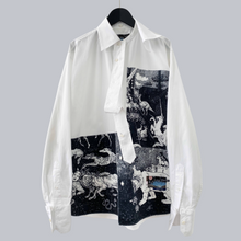 Load image into Gallery viewer, Prada AW 2016 Christophe Chemin &quot;Survival Utopia&quot; Oversized LS Button Down Shirt
