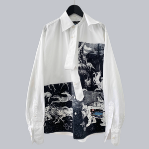 Prada AW 2016 Christophe Chemin "Survival Utopia" Oversized LS Button Down Shirt