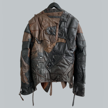 Load image into Gallery viewer, AW 2006 Maison Martin Margiela 0 10 Artisanal Pilot Caps Leather Blouson
