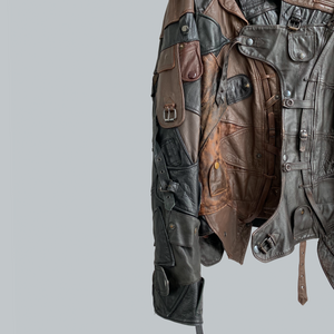 AW 2006 Maison Martin Margiela 0 10 Artisanal Pilot Caps Leather Blouson
