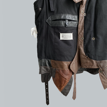 Load image into Gallery viewer, AW 2006 Maison Martin Margiela 0 10 Artisanal Pilot Caps Leather Blouson
