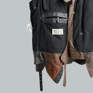 AW 2006 Maison Martin Margiela 0 10 Artisanal Pilot Caps Leather Blouson