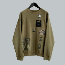Load image into Gallery viewer, Raf Simons AW 2001-02 “ Riot Riot Riot!&quot; Patched Crewneck Sweater
