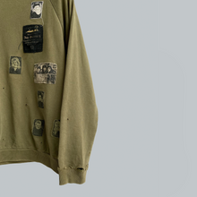 Load image into Gallery viewer, Raf Simons AW 2001-02 “ Riot Riot Riot!&quot; Patched Crewneck Sweater
