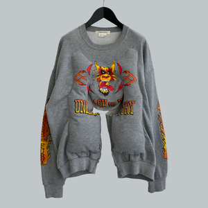 AW 2018 Comme des Garçons Padded Reworked Vintage Crewneck