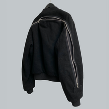 Load image into Gallery viewer, AW 2014 Dries Van Noten Wool Back Zip Bomber
