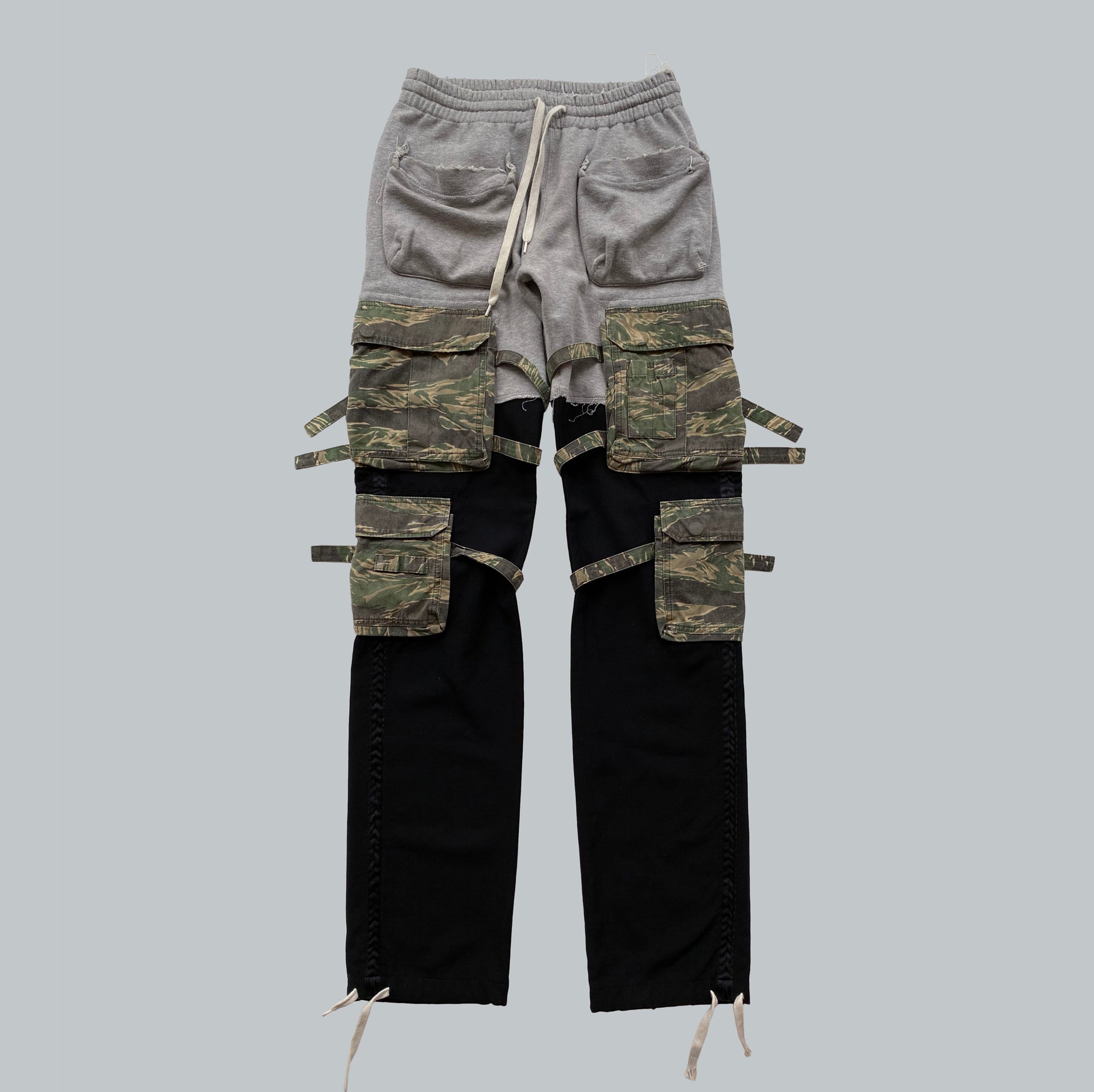 Takahiro Miyashita NUMBER (N)INE Grey / Black Hybrid Cargo